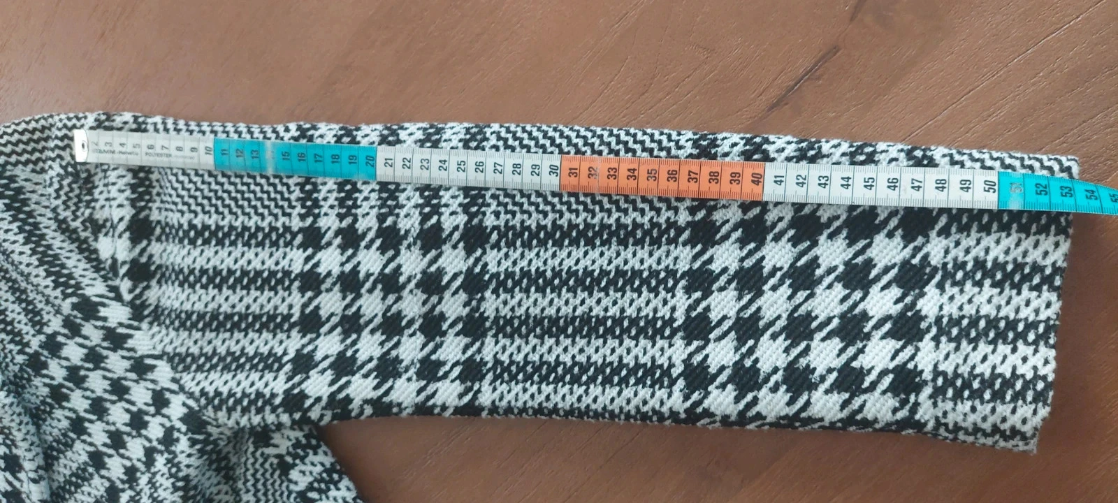 Manteau court à carreaux pied-de-poule - Jean Pascale - Taille M – photo 10